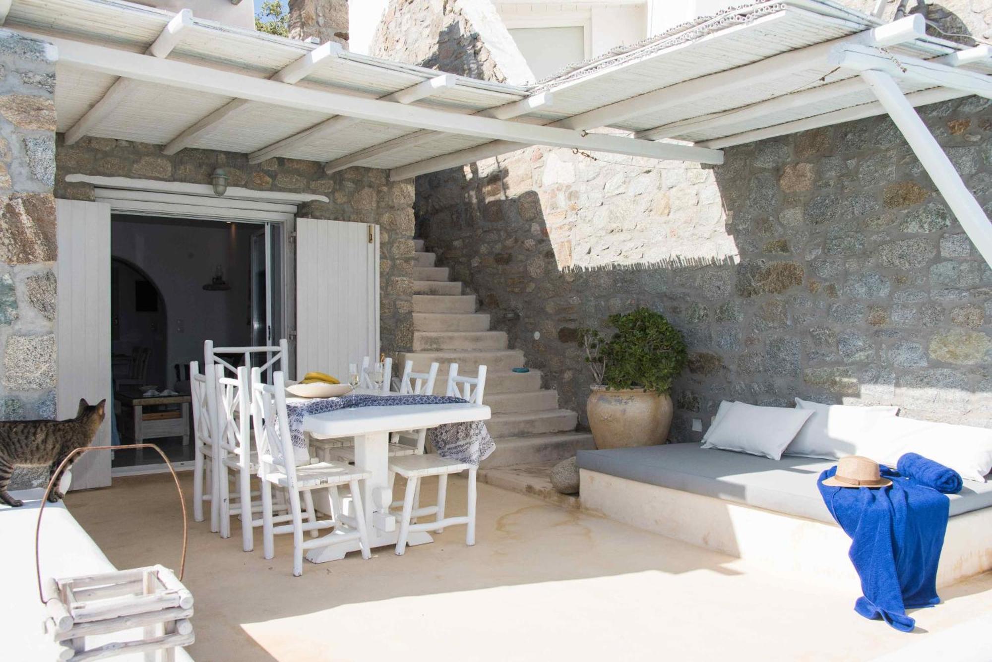White Stone Mykonos Hotel Agios Ioannis Diakoftis Bagian luar foto