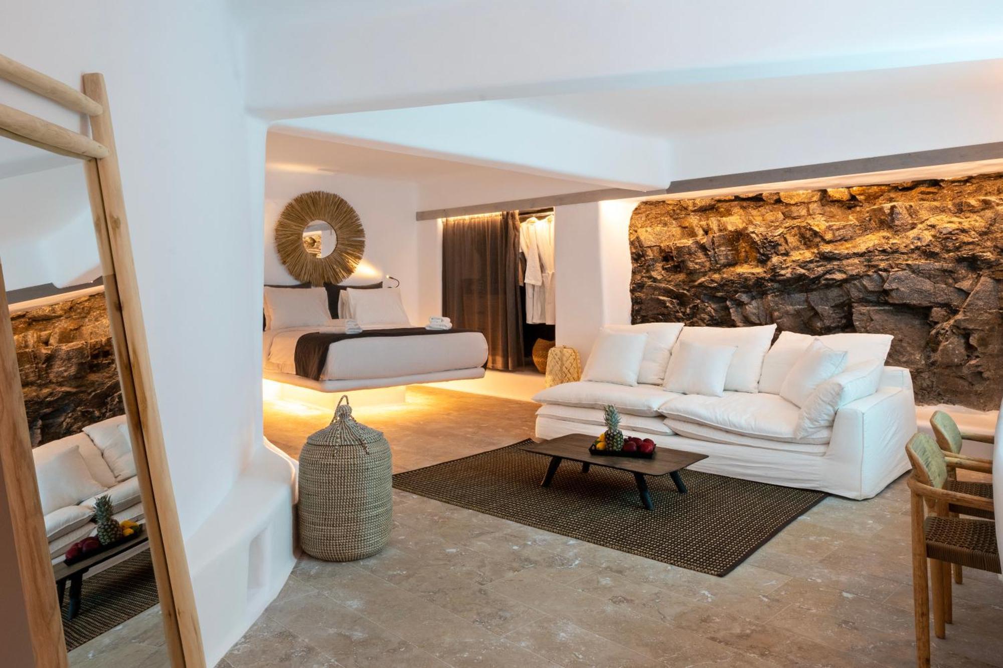 White Stone Mykonos Hotel Agios Ioannis Diakoftis Bagian luar foto