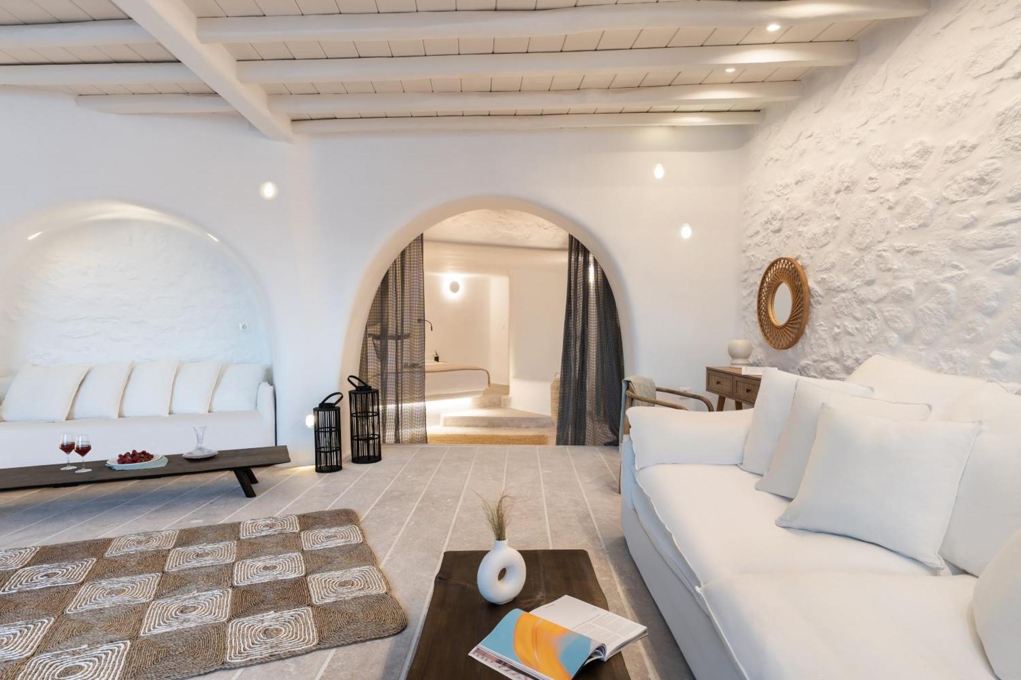 White Stone Mykonos Hotel Agios Ioannis Diakoftis Bagian luar foto