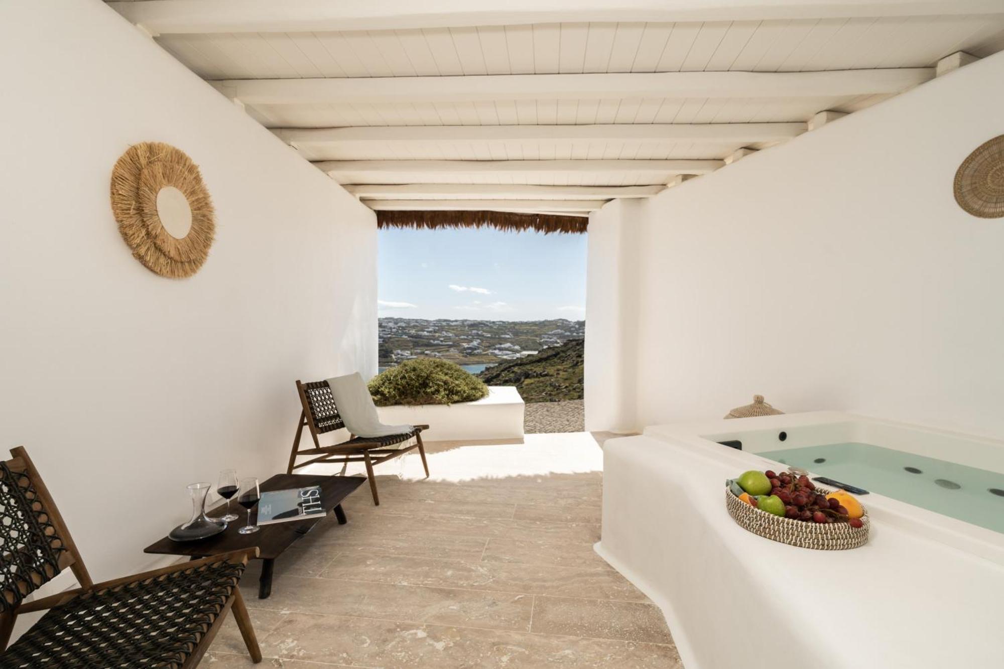 White Stone Mykonos Hotel Agios Ioannis Diakoftis Bagian luar foto